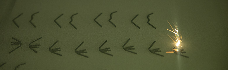 Top technology for metal parts