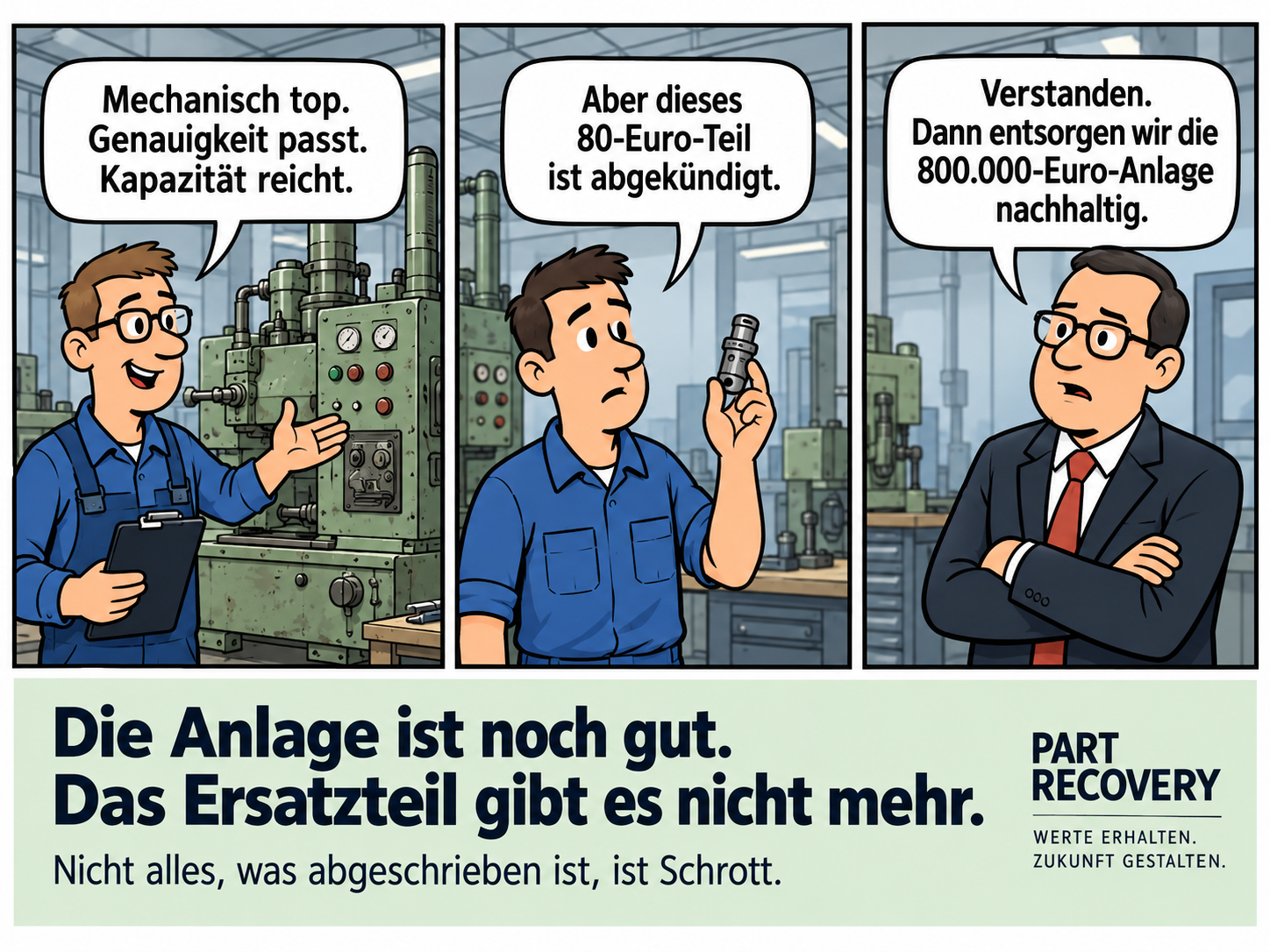 Part Recovery: Nicht alles, was abgeschrieben ist, ist Schrott