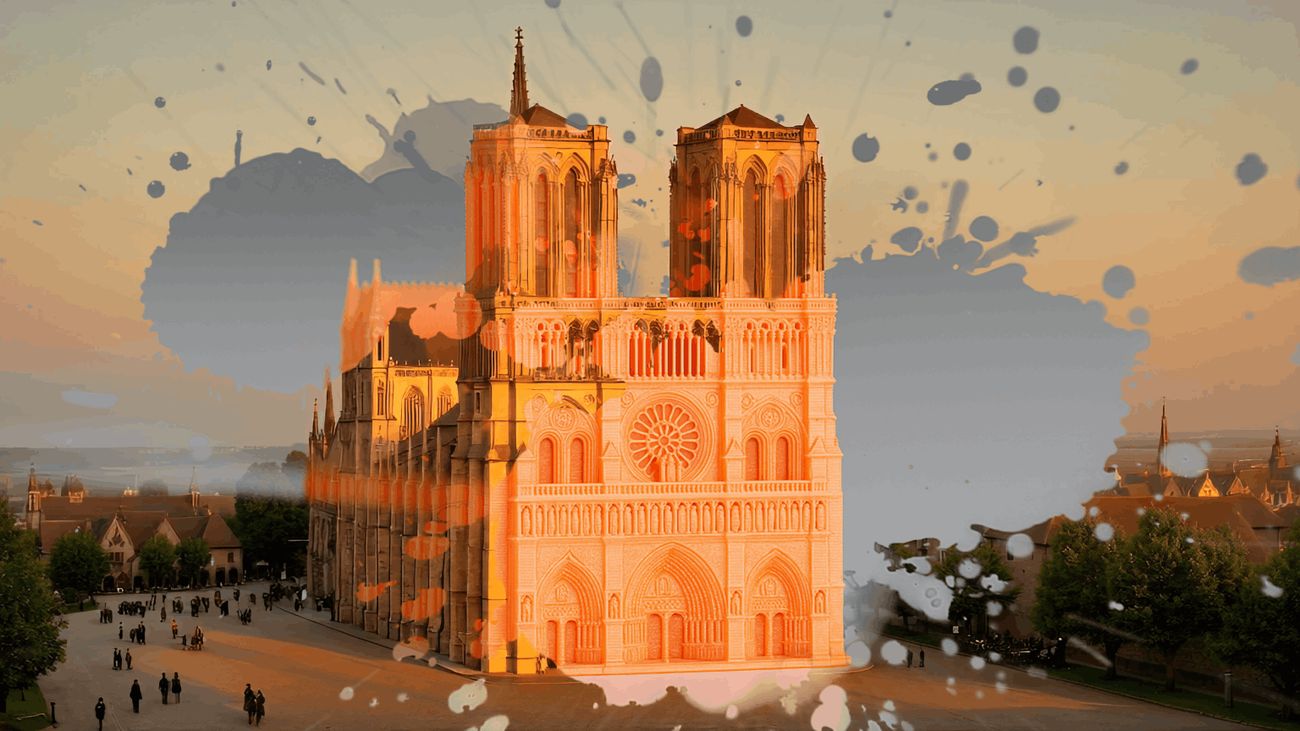 Notre-Dame — Modell